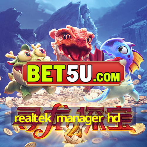 realtek manager hd